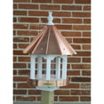 thumbnail image 2 of Kunkle Holdings LLC Round White Bird Feeder with Copper Roof, 2 of 2