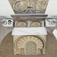 thumbnail image 2 of Designart 'Morocco Mosque Door' Vintage Duvet Cover Set, 2 of 4