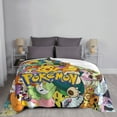 thumbnail image 6 of Pokemon Flannel Blanket Funny Ultra-Soft Micro Warm Throw Blanket Fleece Blanket Interesting Gift 60"X50", 6 of 9