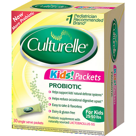 Culturelle Probiotics Kids Daily Probiotic Dietary Supplement Packets - 30 CT