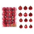 thumbnail image 1 of 48 Uds. Colgante de bolas de Navidad, 6cm 4cm inastillables adornos de bolas colgantes de de Navidad para Festival fiesta en casa decoración de Rojo Sunnimix colgante colgante, 1 of 8