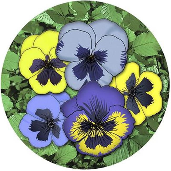Screen Door BP404 Blue Pansies Pack of 2