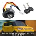 thumbnail image 1 of 81450-34190 Lgnition Lock Cylinder w/Keys For Kia Soul 2014-2019, 1 of 12