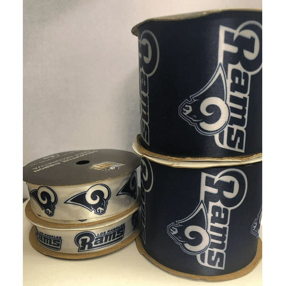 Rams Printed Ribbon 4 Pack