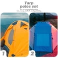 thumbnail image 2 of OULII 4pcs Metal Tent Pole Kit Tent Support Frame for Outdoor Adventure, 2 of 7