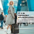 thumbnail image 2 of Mochila con ruedas Arcoyard Carry On Luggage de 40 litros para adultos, 2 of 9