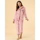 thumbnail image 2 of Conjuntos de pijama para mujer Ropa de dormir con botones Traje de noche suave para mujer Conjuntos de salón Pj Rosa S, 2 of 6