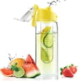 thumbnail image 2 of (4 pack) Asobu BTA711S-8573 Flavor It Infuser Water Bottle Pure Fruit Flavour 2 Go - YELLOW, 2 of 3