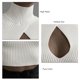 thumbnail image 4 of Camiseta sin mangas, camiseta sin mangas con cuello alto para mujer, camiseta sin mangas con cuello alto, elegante y moderna, 4 of 5