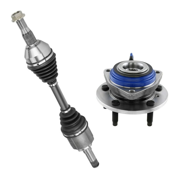 AutoShack Front Left CV Axle Shaft Wheel Hub Bearing Assembly Replacement for 2012-2013 Chevrolet Impala FWD 2014-2016 Chevrolet Impala Limited FWD Driver Side 5-Lug 5 HUB010200211