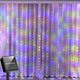 thumbnail image 3 of Guirnalda de luces LED solares para exteriores, resistente al agua, 300 ledes, decoración para patio, guirnalda de luces navideñas, 3 of 5