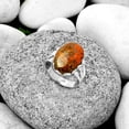 thumbnail image 3 of Natural Rare Cady Mountain Agate 925 Sterling Silver Ring s.8.5 Jewelry R-1338 SDR184390, 3 of 5