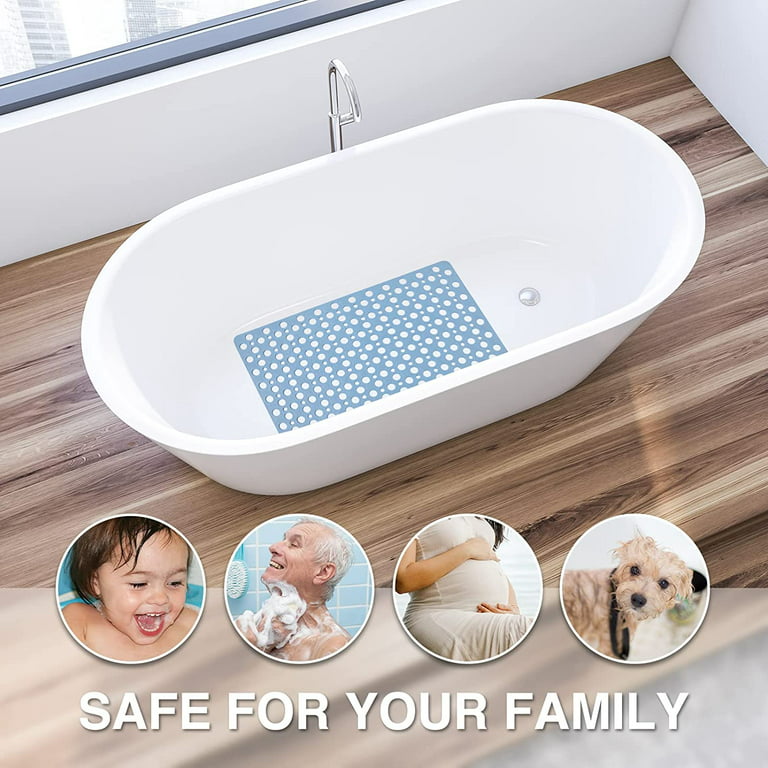  Non Slip Shower Mats Dual Anti-Slip Shower Mat Shower Mats for Inside  Shower, for Bathroom, Kitchen Floor with Resilience Suction Cups (Color :  B-12pcs, Size : 30x30cm) : Home & Kitchen