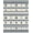 Navy Blue Grey Cream, Pattern 1, variant on ODIKA Grey Boho Aztec Stripe Rows Gripper Bands Southwestern Stepped Non-Slip Chair-Friendly for Dining Room, Large Office, Lounge