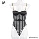 thumbnail image 1 of Mujeres Sexy Encaje Correa Lencería Malla Diseño Body Mono de encaje erótico Scienceny XX000126-02, 1 of 7