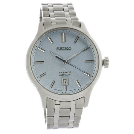 Seiko Presage Men's Stainless Steel Blue Dial Automatic Watch SRPF53