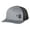 Heather Grey/Black, variant on Disk Golf Basket Goal Golfer Mens Embroidered Mesh Back Trucker Hat, Black/Black