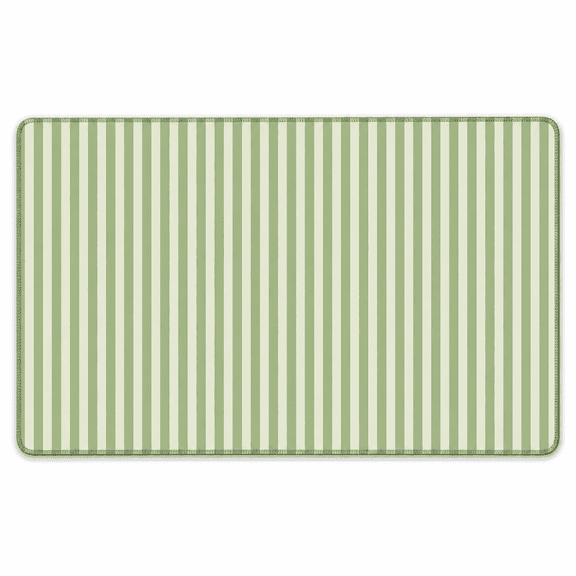 Green Striped XXL Large Gaming Mouse Pad Desk Mat for Home Office