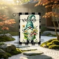 thumbnail image 5 of Spring Welcome Garden Flag 17.7" x 11.8" Double Sided Outside Decorations, Spring Summer Gnomes Flower Small Garden Flags for Outdoor Yard, 5 of 6