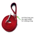 thumbnail image 5 of Dutchy Brand Ultra Strong Heavy Duty Reflective Training Dog Leash for Big, Medium, Small Dogs, Padded Handle for Strong Dogs 6 ft, Red, 5 of 9