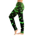 thumbnail image 3 of Hearthz Halloween Print Womens Pajamas Pants Ghost Pumpkin Bat Print Jogger Lounge Pants Elastic Waist Lightweight Lounge Pants Women with Cuffed Ankles, 3 of 6