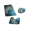 thumbnail image 2 of Bathroom Rug Set Carpet 3 Piece Absorbent Bath Mat for Bathroom Floor Shower A, 2 of 8
