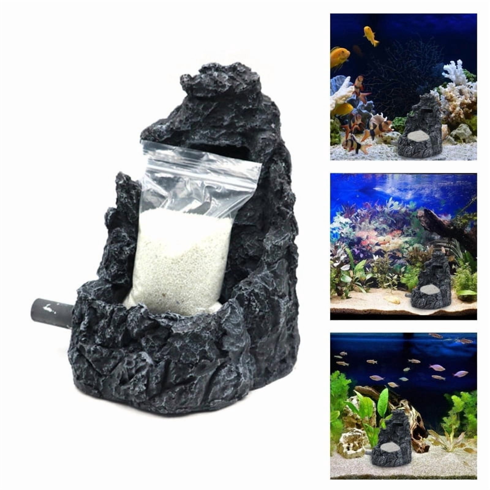 With Dynamic Sandfall Feature Resins Aquariums Decoration Easy to Install
