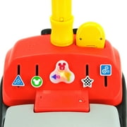 Kiddieland Disney Mickey Foldable Handle Unisex Push & Pedal Ride-Ons 4.9 lb