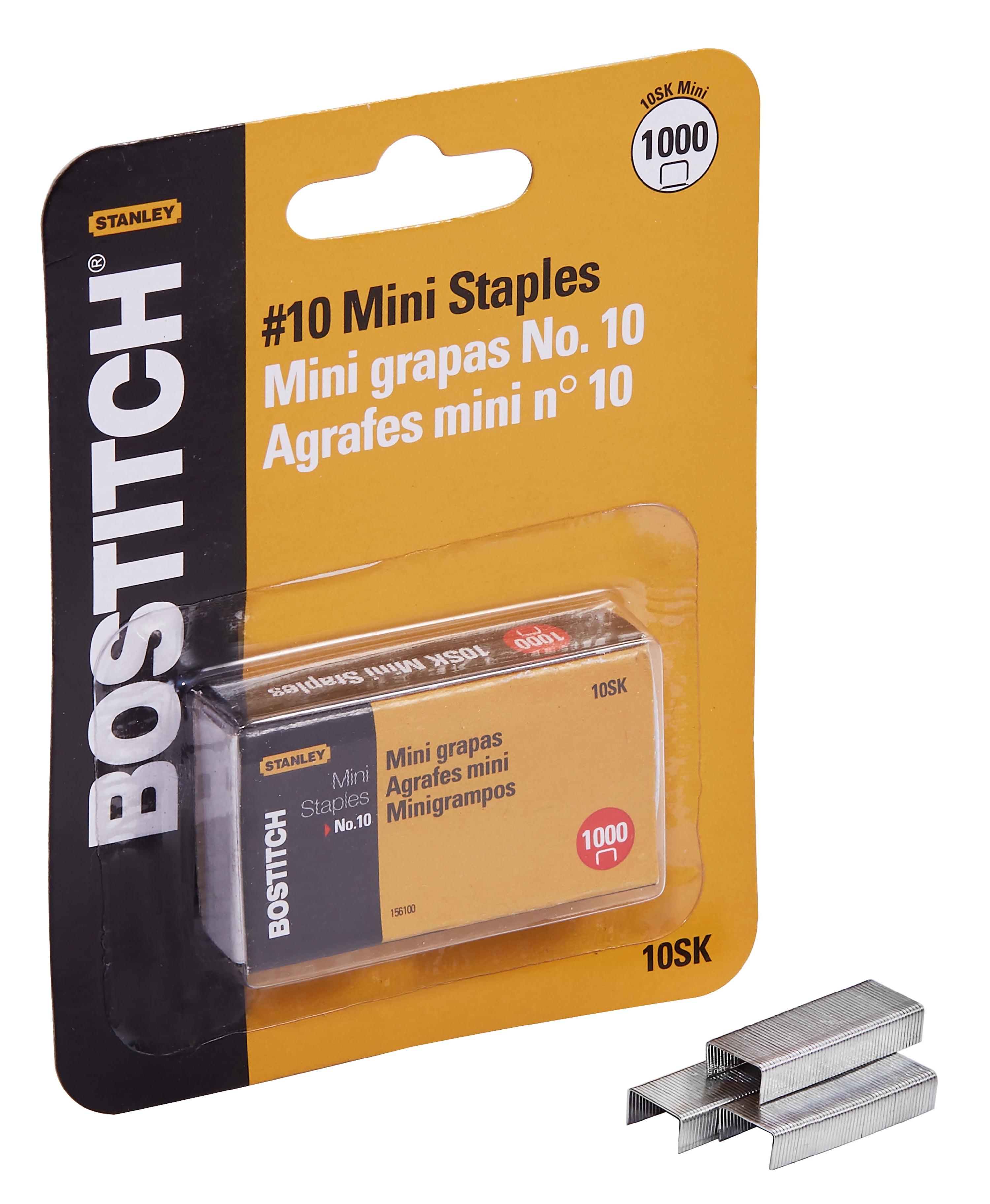 Bostitch Mini Premium Staples, 1000 Staples per Box