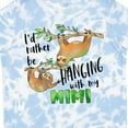 thumbnail image 4 of Inktastic Id Rather Be Hanging with My Mimi Cute Sloths Boys or Girls Toddler T-Shirt, 4 of 5
