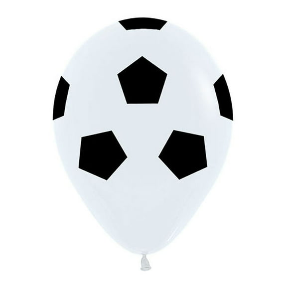 11 inch Sempertex Soccer Ball Latex Balloons (50 Pack) - Party Supplies Decorations