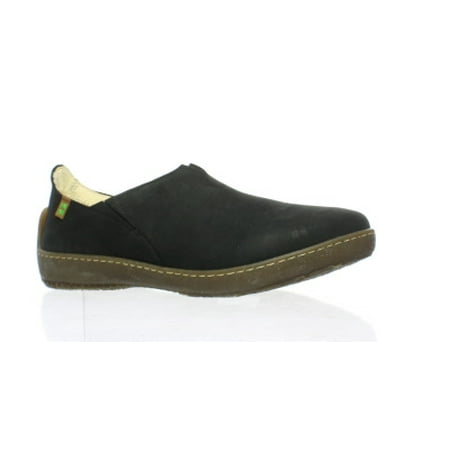 El Naturalista Womens Denia Black Flats EUR 36