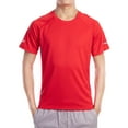 thumbnail image 4 of Men's UPF 50+Rash Guard Short Sleeve Rashguard Swim Shirt Swimwear Quick Dry Sun Tee Loose Fit Tops, 4 of 7