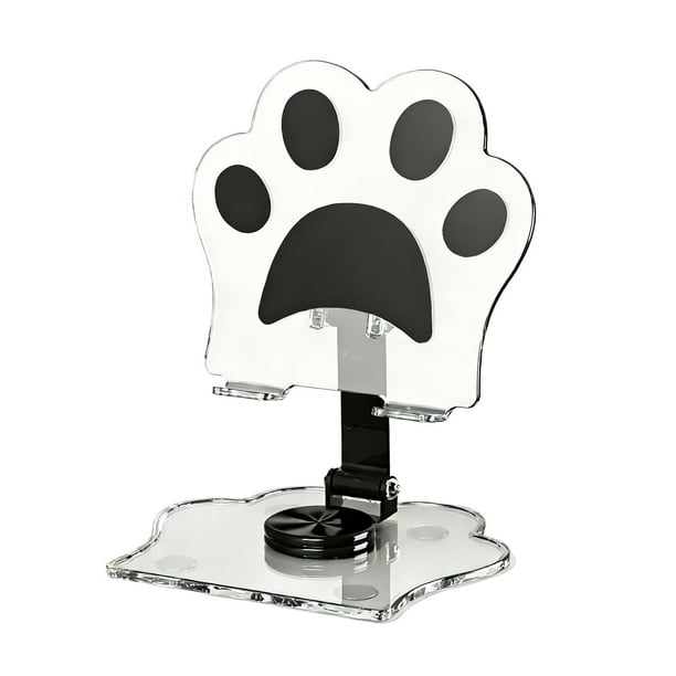 Soporte giratorio para tablet, soporte de escritorio plegable para teléfono para visualización y transmisión en vivo, soporte ajustable portátil para teléfonos celulares y tablets,