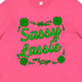thumbnail image 4 of Inktastic Sassy Lassy with Green 4 Leaf Clovers Youth T-Shirt, 4 of 5