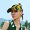thumbnail image 6 of Kll Sport Sun Visor Hats Ball Caps Empty Top Baseball Sun Cap For Men Women-Fresh Orange, 6 of 8
