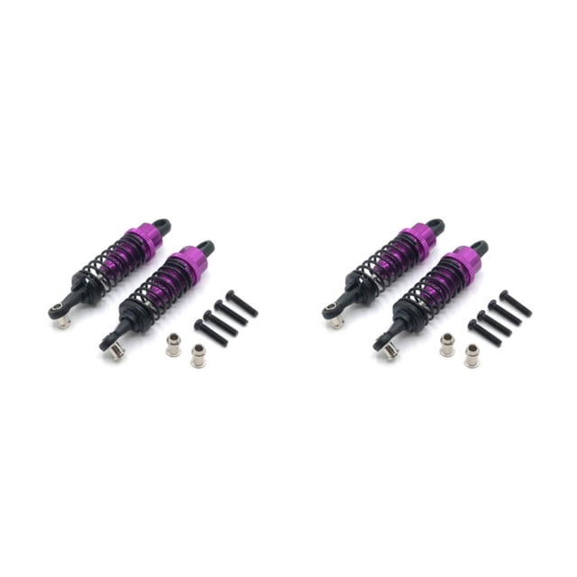 Ounissouiy 2 piezas RC Car Spring Shock Absorber Vehicle Springs Amortiguador Reparación de juguetes Repuestos modificados Reemplazo para WL Toy Type4 NO4