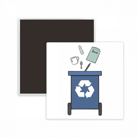 

Drop Litter Rubbish Sign Diagram Square Ceracs Fridge Magnet Keepsake Memento