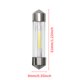 thumbnail image 3 of 4 bombillas LED de 31 MM, 36 MM, 39 MM, 41 MM, C5W, C10W, COB, de cristal, para puerta de maletero, luz de matrícula de coche, 6000 K, 12 V, 3 of 5