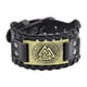thumbnail image 2 of Pulsera de tótem vikingo Zulema de PU bronce, 2 of 8