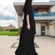 thumbnail image 5 of Pantalones Mujeres Irregular Top + Pantalón 2 piezas Algodón Pantalones rectos Trajes Lady Streetwear Kuymtek Negro T 24 para Mujer, 5 of 7