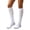 White, variant on Women Compression Stockings High Elastic Long Tube Calf Support Running Yoga Athletic Solid Color Socks Black