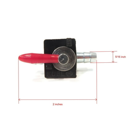 Scag Inline Compatible Fuel Shut Off Ball Valve and Lever | Walmart Canada