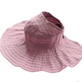 thumbnail image 4 of Sombrero para el sol para mujer - Visera de protección , perfecto para la playa, jardinería, viajes, Rosa de goma Yuyangstore Sombrero de las mujeres, 4 of 8