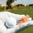 thumbnail image 3 of Brush T 2.4" T-Shirts de Golf à Poils Réducteurs de Friction Oversize (9 Pack), Orange, 3 of 4