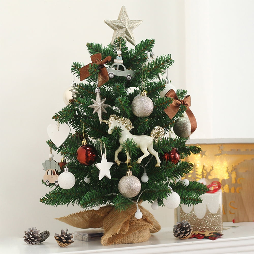 iRerts 20" Christmas Tree, Holiday Small Christmas Trees for Tabletop