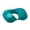 Blue, variant on VerPetridure Protable Soft U-Shape Travel Cushion Pillow Car Inflatable Neck Pillow Protectio