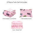 thumbnail image 5 of Kidz Mix Gamer Girl 5-Piece Bed in a Bag Twin Polyester, Pink and Purple Pattern, 5 of 5