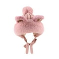 thumbnail image 1 of Gorro de felpa de invierno Salvador Con orejeras Color rosa, 1 of 9