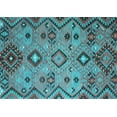 thumbnail image 1 of Ahgly Company Indoor Rectangle Southwestern Light Blue Country Area Rugs, 8' x 10', 1 of 4